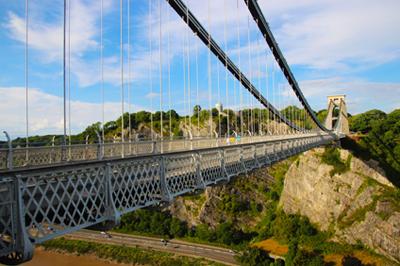 Clifton suspension bridge in Bristol, Engeland