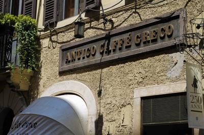 Antico Cafè Greco in Rome, Italië