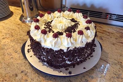 Schwarzwälder Kirschtorte van reisleidster Léonie