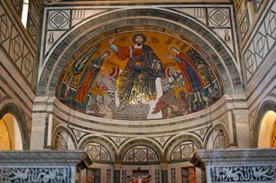 Absis van de San Miniato al Monte, Florence, Italië