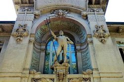 Ingang van het aquarium in Milaan