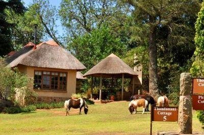 De Berghouse and Cottages in Drakensbergen, Zuid-Afrika De Berghouse and Cottages in Drakensbergen, Zuid-Afrika