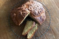 Irisch soda bread door reisleidster Domitilla