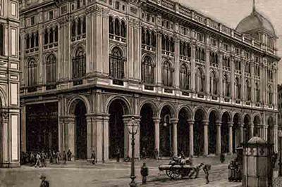 La Rinascente in Milaan, Italië, begin 20e eeuw