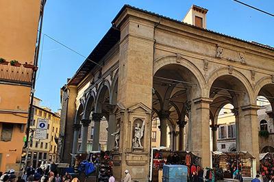 Loggia van de Mercato Nuovo in Florence, Italië