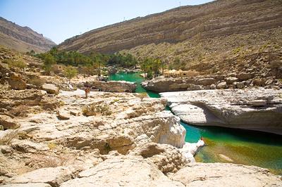 Wadi Bani Khalid in Oman