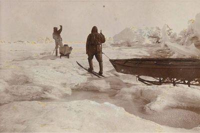 Fridtjof Nansen tijdens de expeditie naar de Noordpool