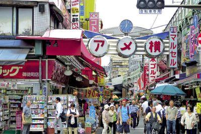 Ameya Yokocho in Tokyo Japan