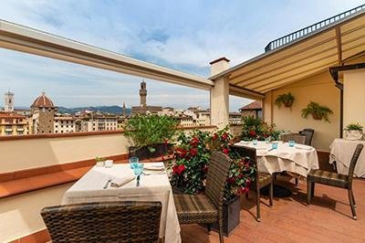 Hotel Pitti Palace al Ponte Vecchio in Florence, Italië Hotel Pitti Palace al Ponte Vecchio in Florence, Italië