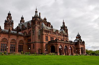Kelvingrove Art Gallery and Museum in Glasgow, Schotland, Groot-Brittannië