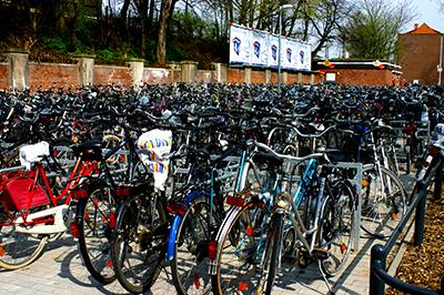 Fahrräder in Münster, Duitsland