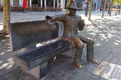 Georges Simenon in Luik, België