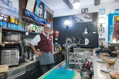 Bar Nilo in Napels, Italië