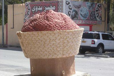 Mand van palmblad | Foto: reisleidster Willy