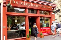 The Elephant House in Edinburgh, Schotland, Groot-Brittannië | Foto: Ken Eckert