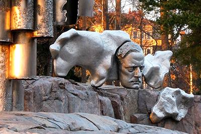 Sibeliusmonument in Sibeliuspark in Helsinki, Finland