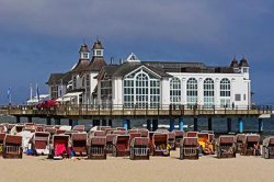 Seebrücke in Sellin, Duitsland