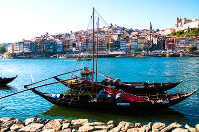 Portscheepjes op de Douro, Porto, Portugal