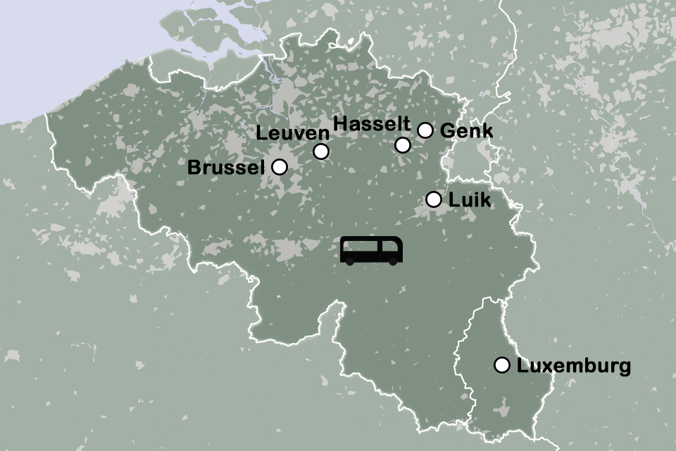 Routekaart Hedendaagse kunst in België en Luxemburg