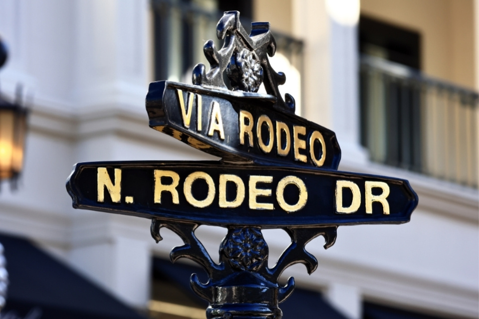 Rodeo Drive in Los Angeles, Amerika