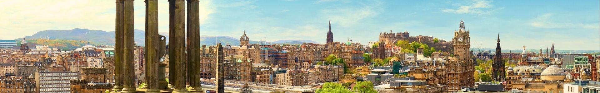 Skyline van Edinburgh, Schotland