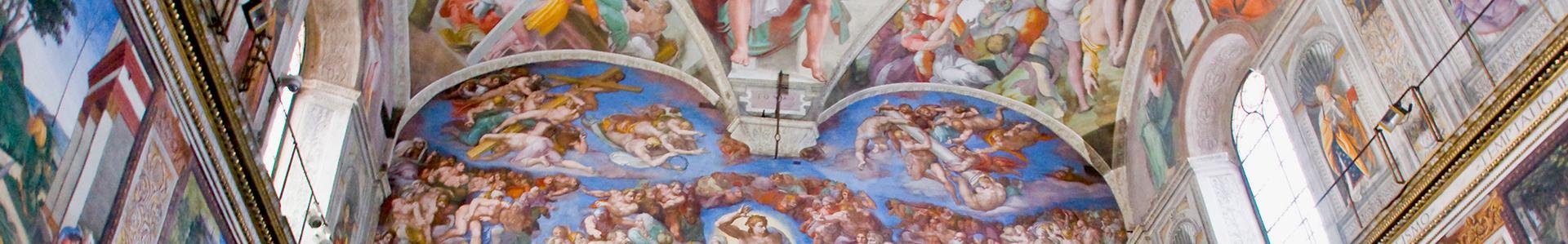 De Sixtijnse Kapel in Rome, Italië