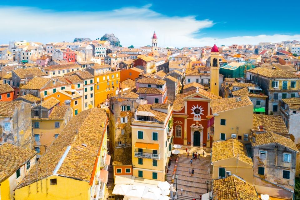 Corfu-Stad, Corfu, Griekenland