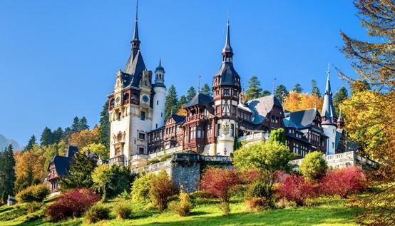 Pelespaleis in Sinaia, Roemenië Pelespaleis in Sinaia, Roemenië