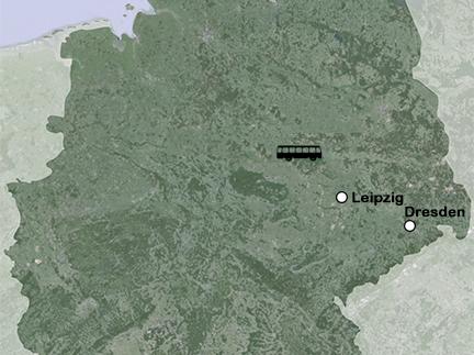 Routekaart Kerst in Dresden