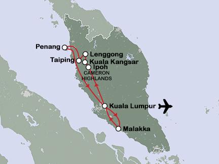 Routekaart Veelzijdig Maleisië