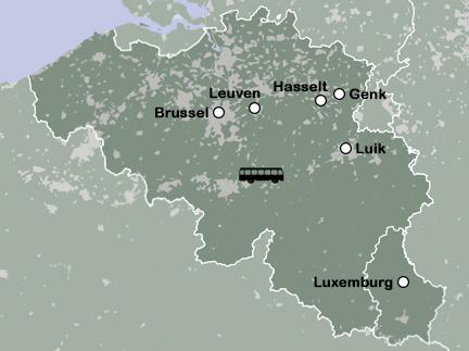 Routekaart Hedendaagse kunst in België en Luxemburg