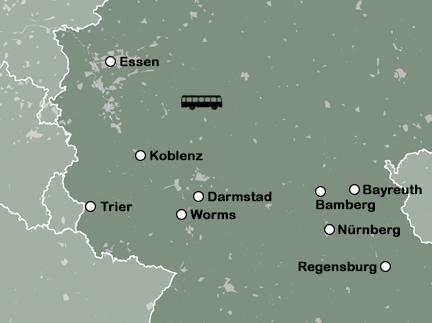 Routekaart Werelderfgoed in Duitsland