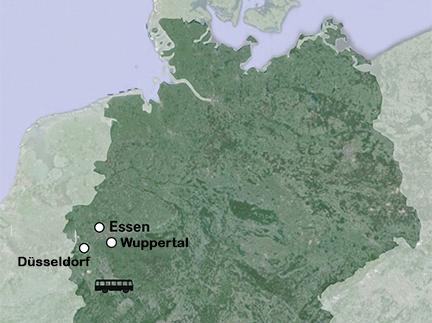 Routekaart Kunstreis Düsseldorf met Museumtijdschrift