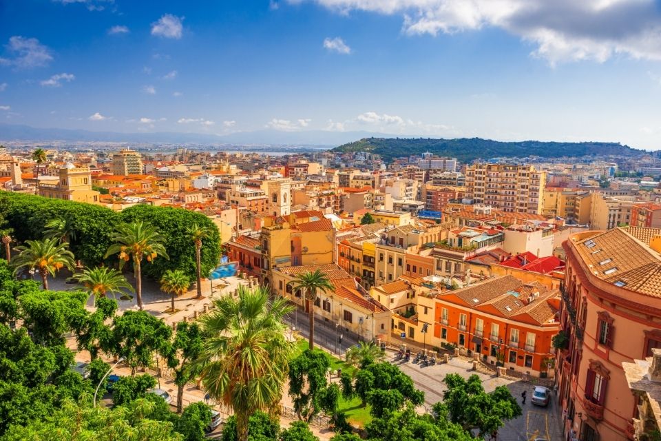 Cagliari op Sardinië, Italië
