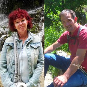 SRC-reisleidster Qurina en Danny