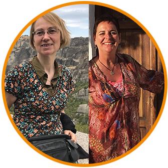 SRC-reisleidsters Astrid en Claudia