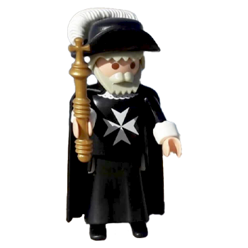 Playmobilpoppetje op Malta