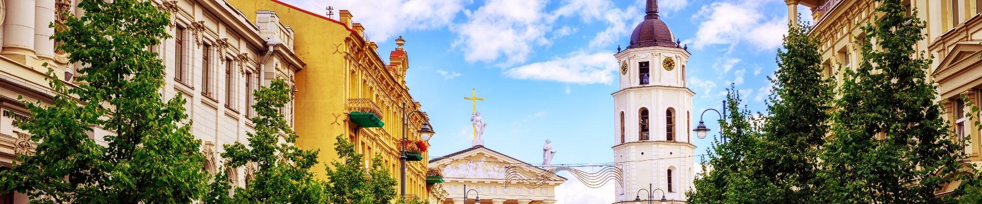 Gediminias Avenue in Vilnius