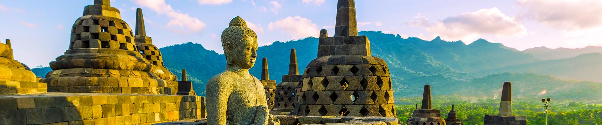 De Borobudur, Indonesië