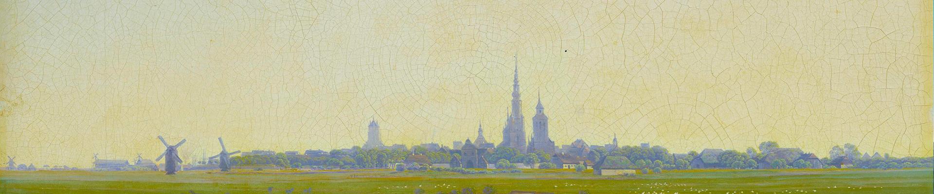 Caspar David Friedrich, Wiesen bei Greifswald, 1821/22, Foto: Elke Walford