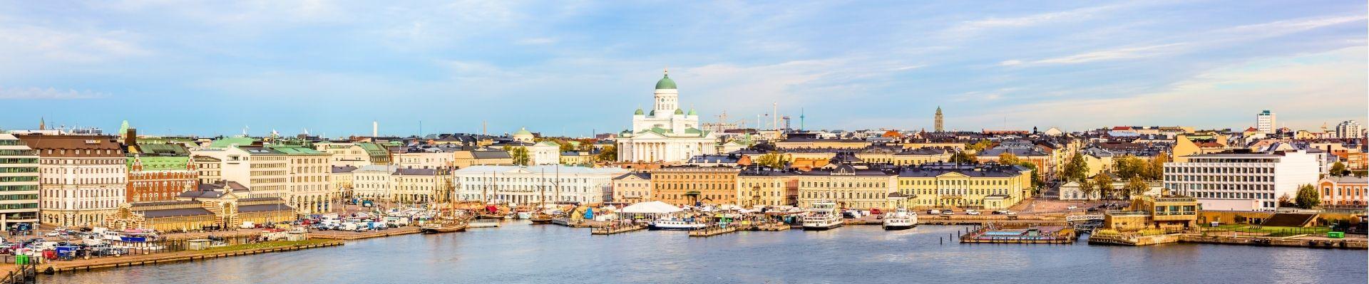 Skyline van Helsinki Finland