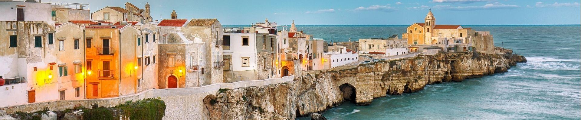 Vieste in natuurpark Gargano, Italië