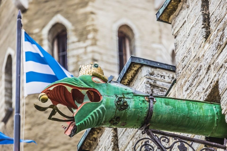 Waterspuwer in Tallinn, Estland