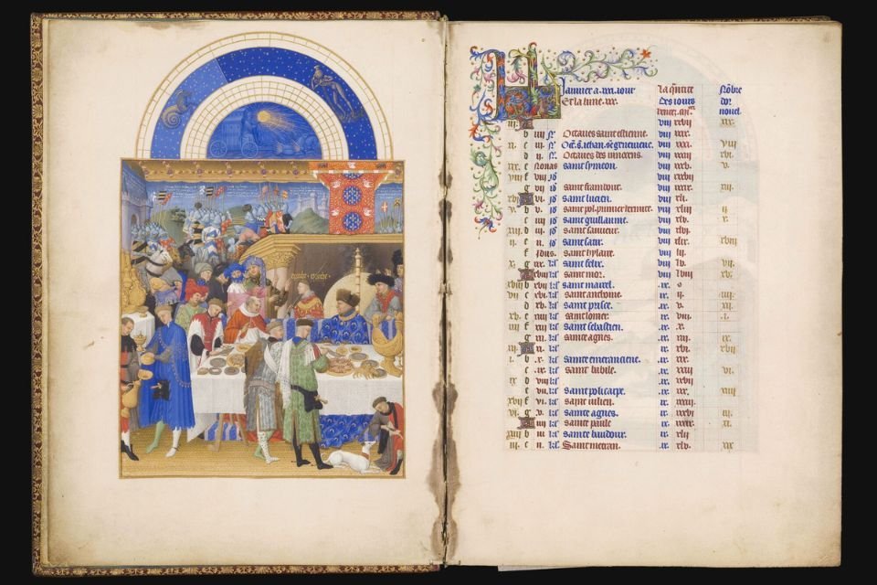 Manuscript Les Très Riches Heures du Duc de Berry, Frankrijk