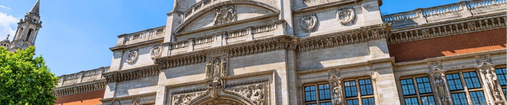 Het Victoria en Albert Museum in Londen, Groot-Brittannië