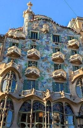 Casa Batlló in Barcelona Spanje Casa Batlló in Barcelona Spanje