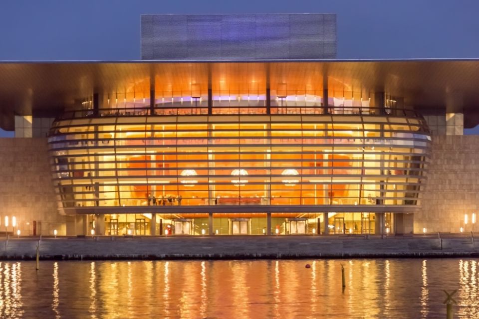 Operagebouw Henning Larsen in Kopenhagen, Denemarken