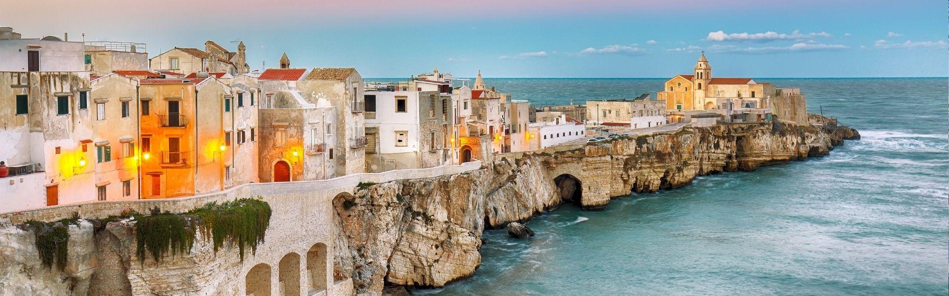 Vieste in natuurpark Gargano, Italië