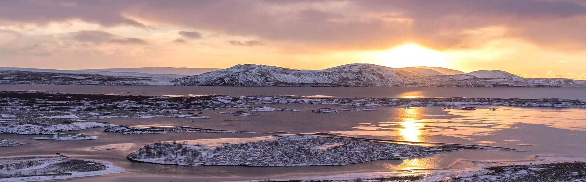 Thingvellir NP IJsland winter