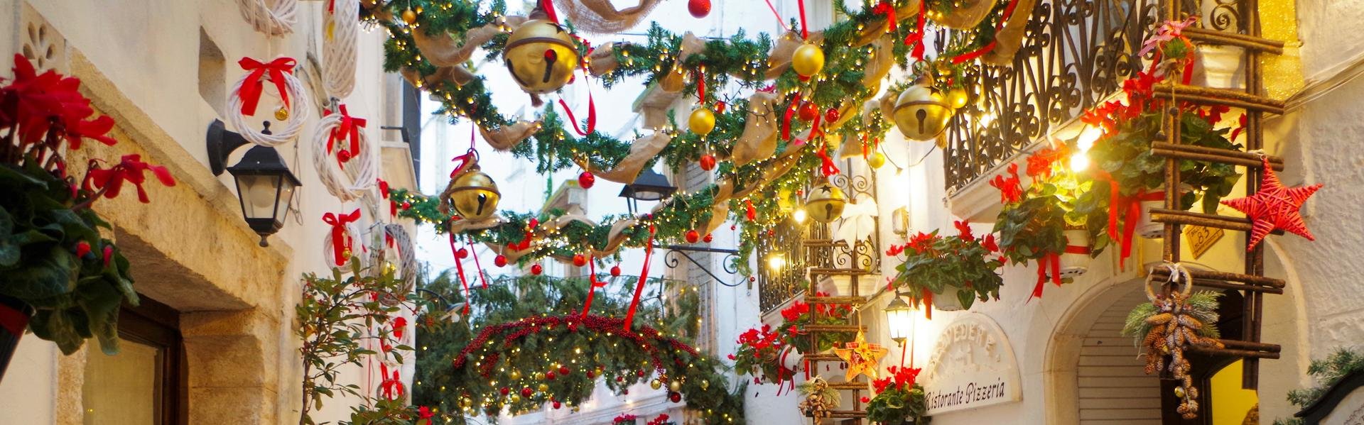 Kerst in Locorotondo, Italië